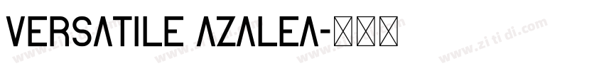 Versatile Azalea字体转换